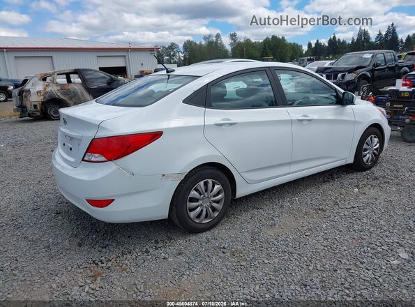 KMHCT4AE6GU111639 2016 HYUNDAI ACCENT White Rear right