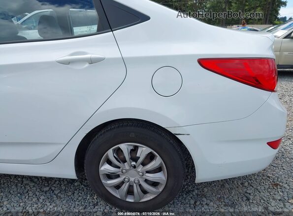 KMHCT4AE6GU111639 2016 HYUNDAI ACCENT White 