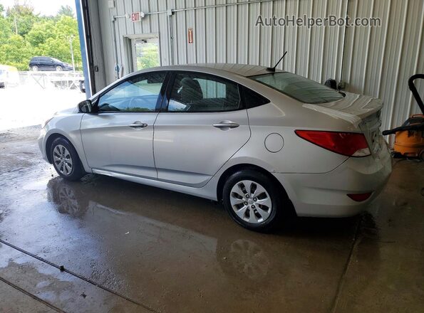 KMHCT4AE6GU139621 2016 HYUNDAI ACCENT Silver Задня ліва чверть