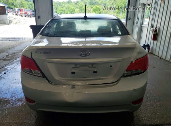 KMHCT4AE6GU139621 2016 HYUNDAI ACCENT Silver Вид ззаду