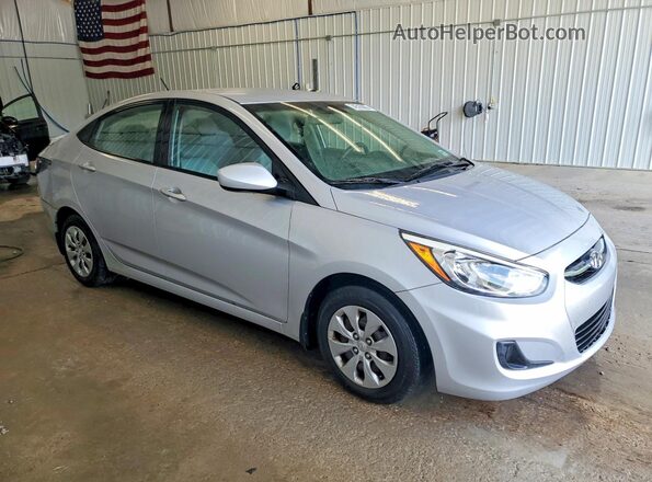 KMHCT4AE6GU139621 2016 HYUNDAI ACCENT Silver Передня права чверть