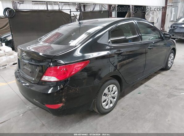 KMHCT4AE6GU157634 2016 HYUNDAI ACCENT Черный Задняя правая четверть