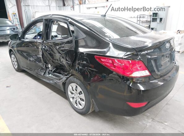 KMHCT4AE6GU157634 2016 HYUNDAI ACCENT Черный Задняя левая четверть