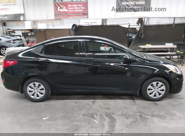 KMHCT4AE6GU157634 2016 HYUNDAI ACCENT Черный Вид задней части салона