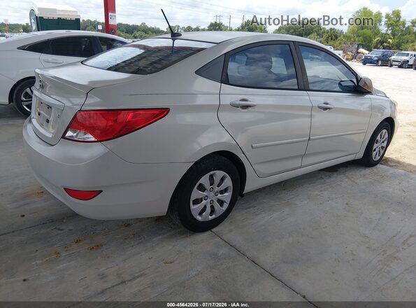 KMHCT4AE6GU161604 2016 HYUNDAI ACCENT Белый Задняя правая четверть