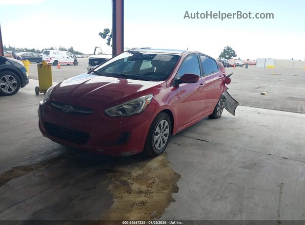 KMHCT4AE6HU244161 2017 HYUNDAI ACCENT Красный Передняя левая четверть