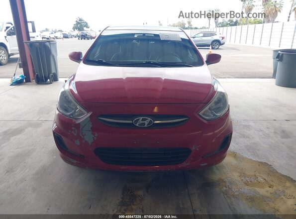 KMHCT4AE6HU244161 2017 HYUNDAI ACCENT Красный Вид щитка приборов