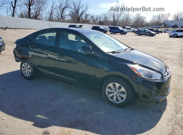 KMHCT4AE6HU247416 2017 HYUNDAI ACCENT Черный Передняя правая четверть