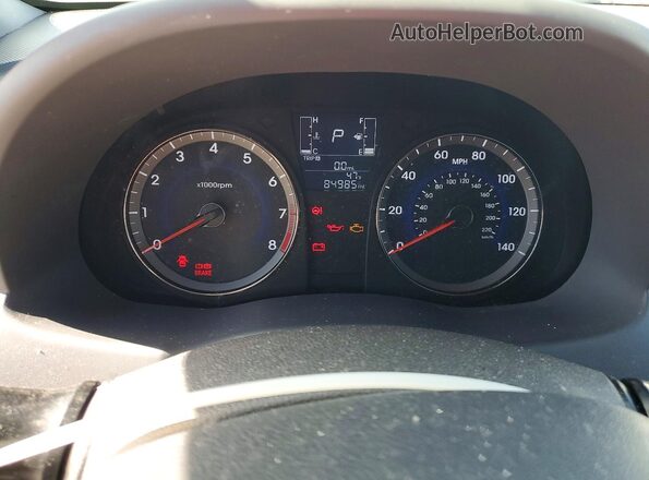 KMHCT4AE6HU247416 2017 HYUNDAI ACCENT Черный Вид щитка приборов