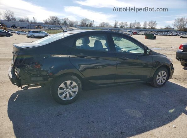 KMHCT4AE6HU247416 2017 HYUNDAI ACCENT Черный Задняя правая четверть
