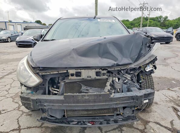 KMHCT4AE6HU265348 2017 HYUNDAI ACCENT Black Widok z przodu