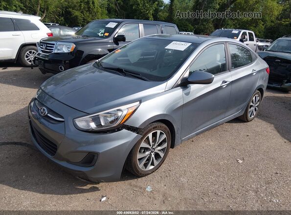 KMHCT4AE6HU358550 2017 HYUNDAI ACCENT Серебряный Передняя левая четверть