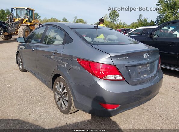 KMHCT4AE6HU358550 2017 HYUNDAI ACCENT Серебряный Задняя левая четверть