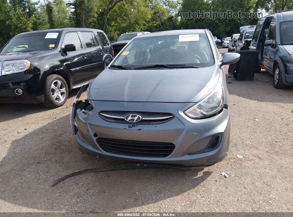 KMHCT4AE6HU358550 2017 HYUNDAI ACCENT Серебряный Вид щитка приборов