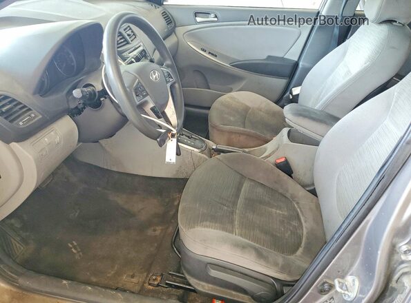 KMHCT4AE6HU364204 2017 HYUNDAI ACCENT Gray Սալոնի դիմացի տեսք