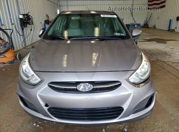 KMHCT4AE6HU364204 2017 HYUNDAI ACCENT Gray Դիմացի տեսք