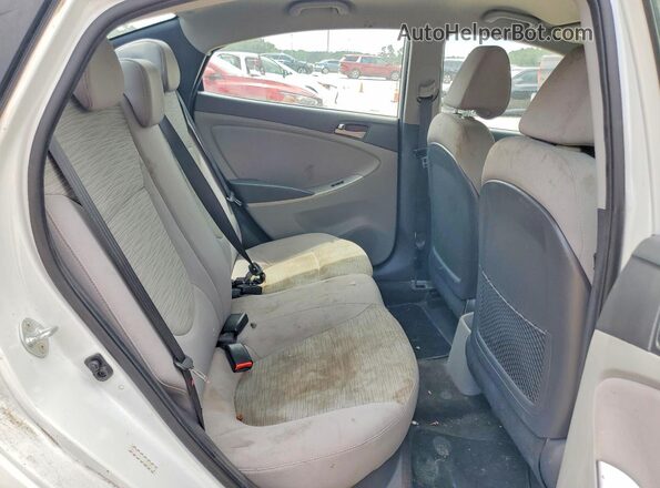 KMHCT4AE6HU369743 2017 HYUNDAI ACCENT White უკანა სავარძლების ხედი