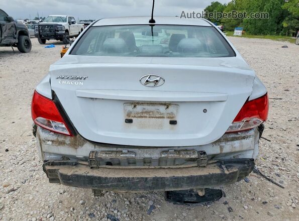 KMHCT4AE6HU369743 2017 HYUNDAI ACCENT White უკანა ხედი