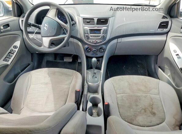 KMHCT4AE6HU369743 2017 HYUNDAI ACCENT White წინა პანელის ხედი
