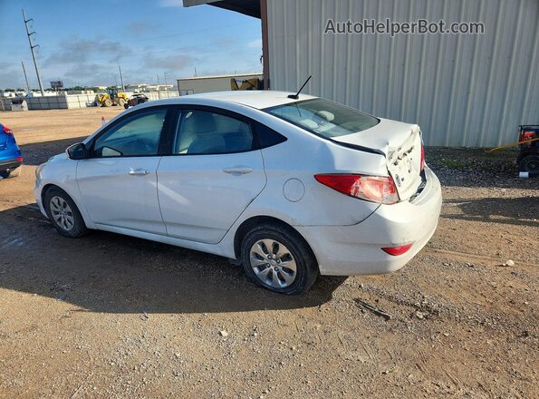 KMHCT4AE6HU380676 2017 HYUNDAI ACCENT White Tył lewy