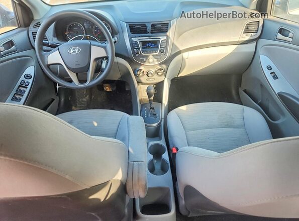 KMHCT4AE6HU380676 2017 HYUNDAI ACCENT White Widok deski rozdzielczej