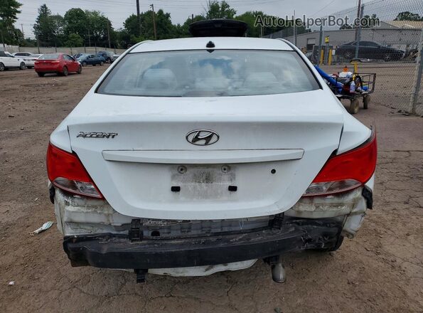 KMHCT4AE7GU012473 2016 HYUNDAI ACCENT White უკანა ხედი