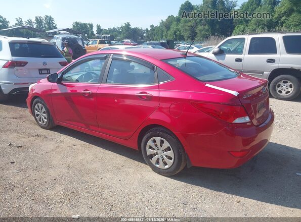 KMHCT4AE7GU093653 2016 HYUNDAI ACCENT Красный Задняя левая четверть