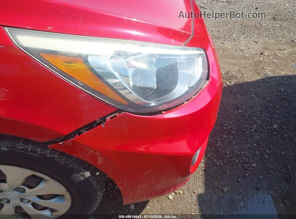 KMHCT4AE7GU093653 2016 HYUNDAI ACCENT Красный Вид щитка приборов