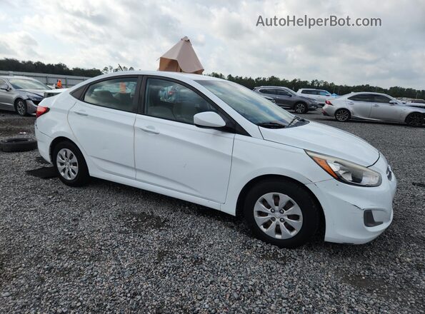 KMHCT4AE7GU149803 2016 HYUNDAI ACCENT White Delantero derecho