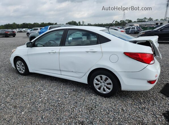 KMHCT4AE7GU149803 2016 HYUNDAI ACCENT White Trasero izquierdo