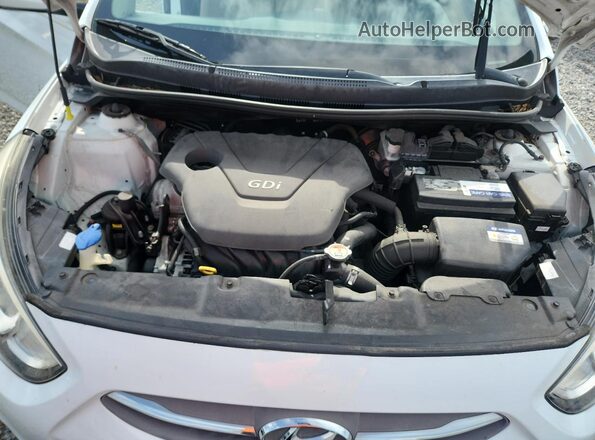 KMHCT4AE7GU149803 2016 HYUNDAI ACCENT White Vista interior trasera