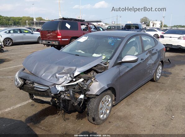 KMHCT4AE7HU247540 2017 HYUNDAI ACCENT Gray წინა ხედი