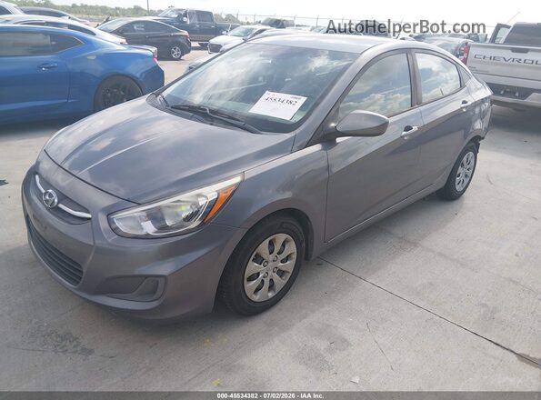 KMHCT4AE7HU283339 2017 HYUNDAI ACCENT Gray Front left