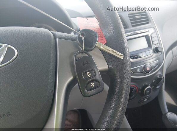 KMHCT4AE7HU283339 2017 HYUNDAI ACCENT Gray Dashboard view