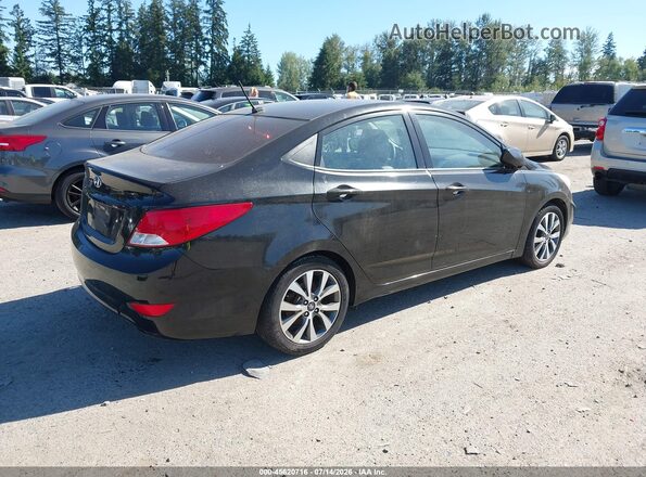 KMHCT4AE7HU354460 2017 HYUNDAI ACCENT Black Задня права чверть
