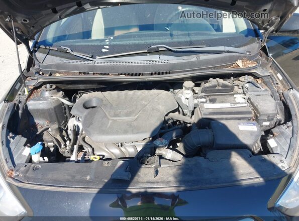KMHCT4AE7HU354460 2017 HYUNDAI ACCENT Black Вид ззаду