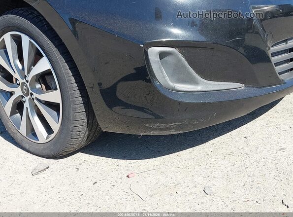 KMHCT4AE7HU354460 2017 HYUNDAI ACCENT Black Вид спереду