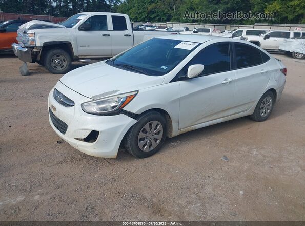 KMHCT4AE8GU143167 2016 HYUNDAI ACCENT White Przód lewy