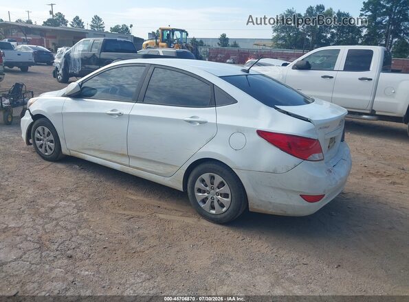 KMHCT4AE8GU143167 2016 HYUNDAI ACCENT White Tył lewy