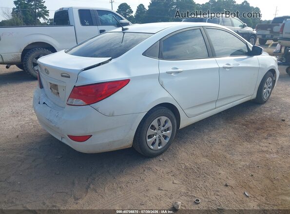 KMHCT4AE8GU143167 2016 HYUNDAI ACCENT White Tył prawy