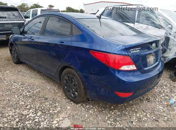 KMHCT4AE8HU174047 2017 HYUNDAI ACCENT Blue Rear left