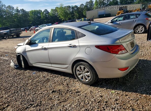 KMHCT4AE8HU215499 2017 HYUNDAI ACCENT Silver Trasero izquierdo