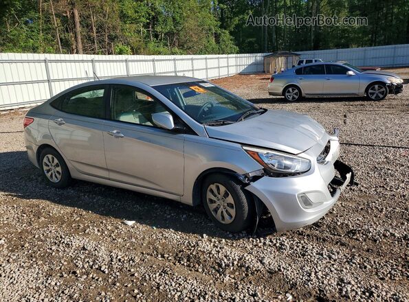 KMHCT4AE8HU215499 2017 HYUNDAI ACCENT Silver Delantero derecho