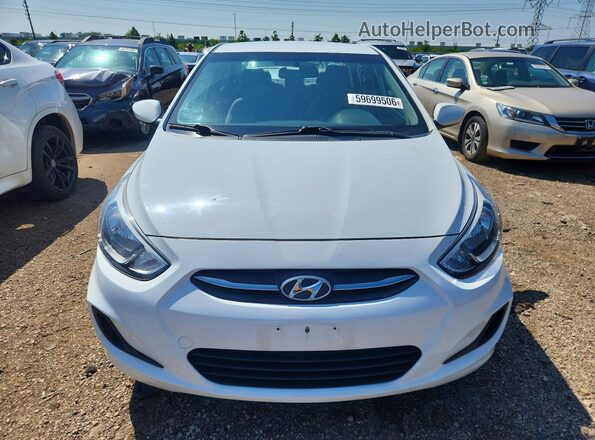 KMHCT4AE8HU251340 2017 HYUNDAI ACCENT White Դիմացի տեսք