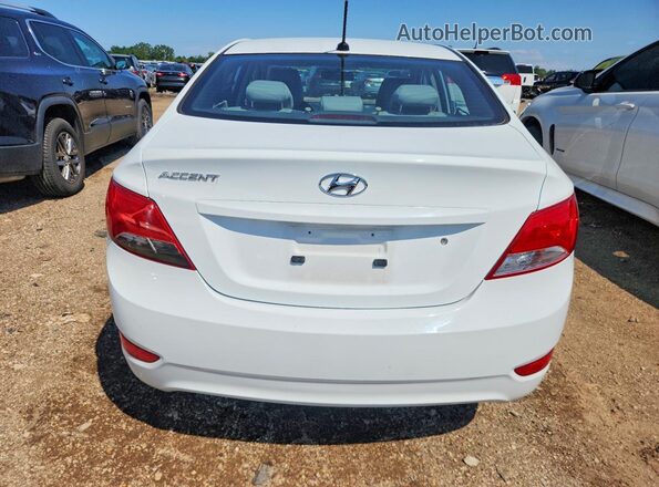 KMHCT4AE8HU251340 2017 HYUNDAI ACCENT White Հետևի տեսք
