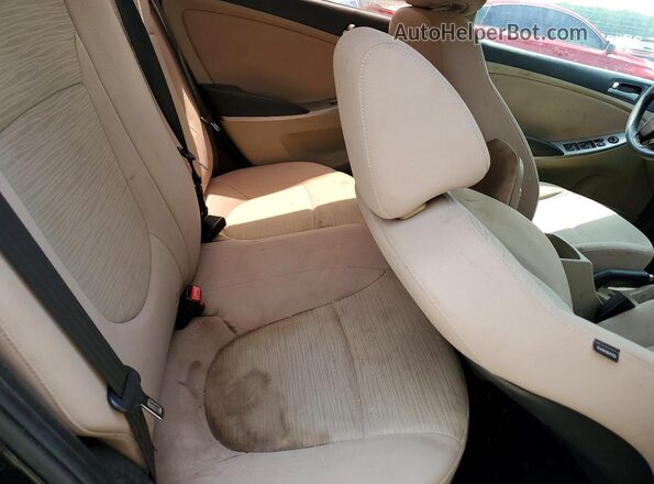 KMHCT4AE8HU280708 2017 HYUNDAI ACCENT Black Rear seats view