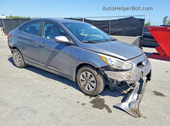 KMHCT4AE8HU288582 2017 HYUNDAI ACCENT Silver წინა მარჯვენა