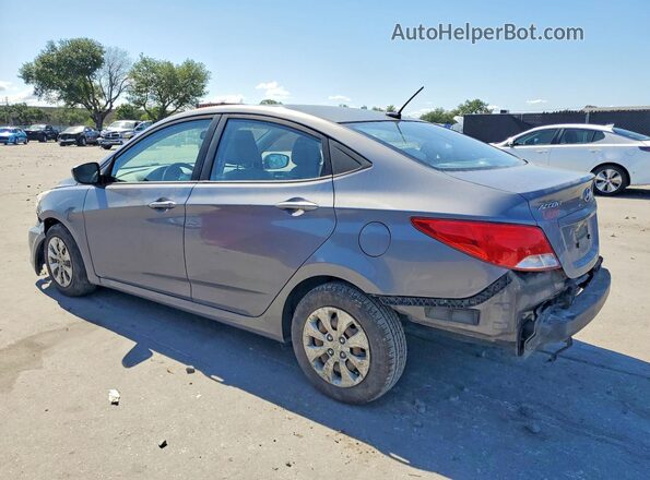 KMHCT4AE8HU288582 2017 HYUNDAI ACCENT Silver უკანა მარცხენა