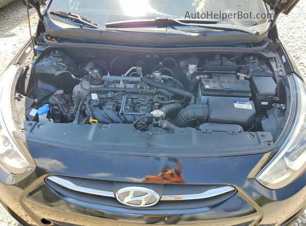 KMHCT4AE8HU352345 2017 HYUNDAI ACCENT Black Rear interior view