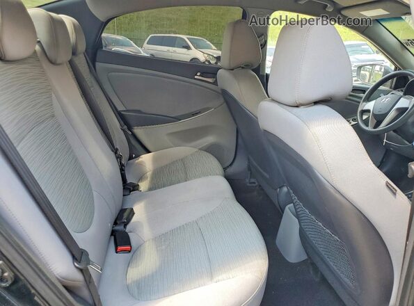 KMHCT4AE8HU352345 2017 HYUNDAI ACCENT Black Rear seats view